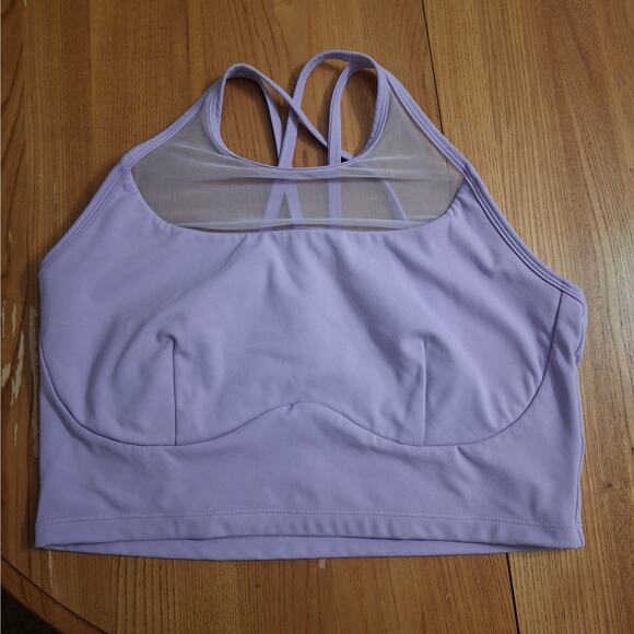 SOLD Popflex Celeste Mesh Crop Bralette - Digital Lavender Size 1x - Picture 1 of 4